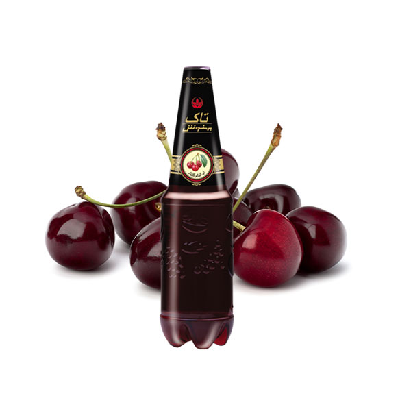 آبمیوه گازدار تاک آلبالو پت 1000cc باکس 6 تایی