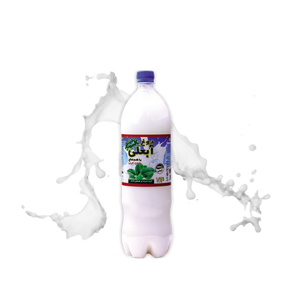 دوغ آبعلی نعنایی گازدار پت 1500cc باکس 6تایی